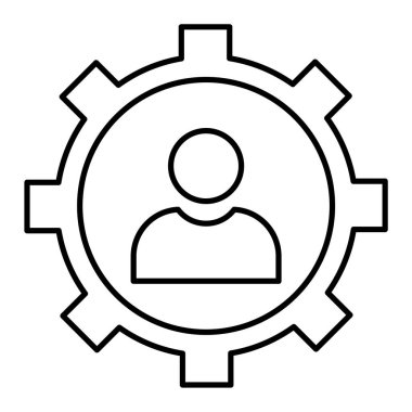 Teçhizat Web simgesi basit illüstrasyon