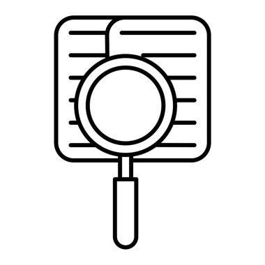 Büyüteçle büyüteç ve arama vektörü illüstrasyon tasarımı