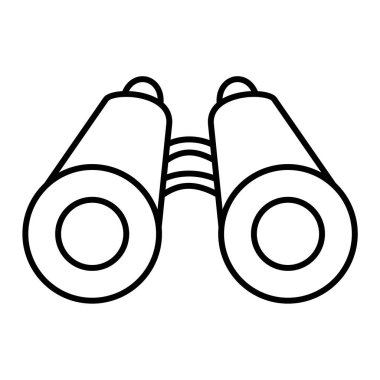 dürbün simgesi. vektör illüstrasyonu