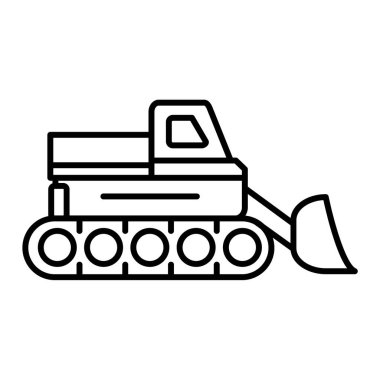 Kazı simgesi vektör illüstrasyonu