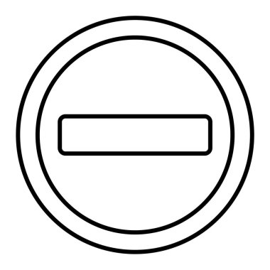 Giriş simgesi yok. Web için uyarı işareti vektör simgelerinin özet çizimi