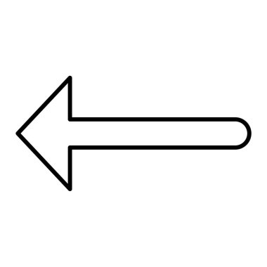 Ok. Web simgesi basit illüstrasyon