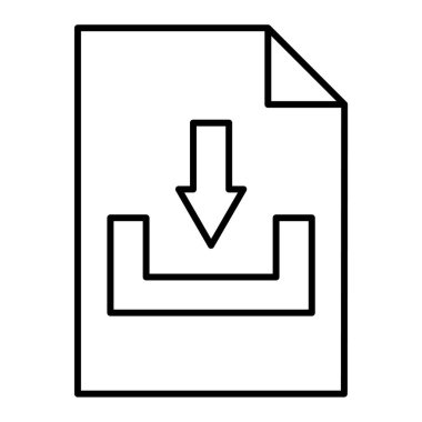 Dosya simgesi, vektör illüstrasyonu indir