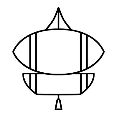Modern siyah simgenin vektör illüstrasyonu
