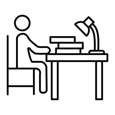 Masada oturan bir kadın ve erkeğin vektör çizimi