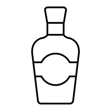 şişe simgesi vektör illüstrasyonu