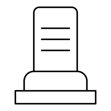 Modern siyah simgenin vektör illüstrasyonu