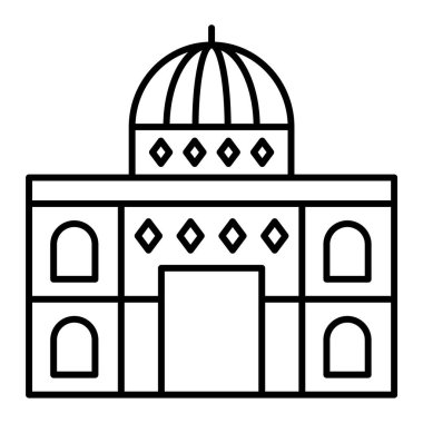 Bina. Web simgesi vektör illüstrasyonu