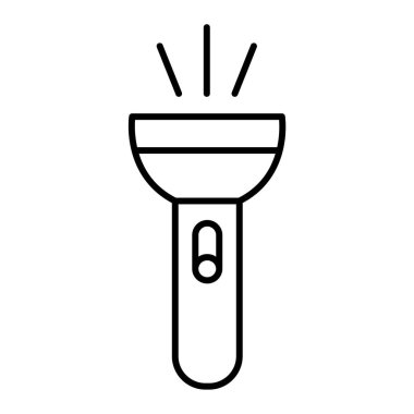 Fener vektör illüstrasyonunun basit simgesi