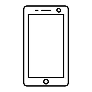 Akıllı telefon aygıtı teknoloji vektör illüstrasyonu
