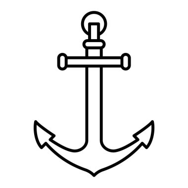 çapa simgesi. vektör illüstrasyonu