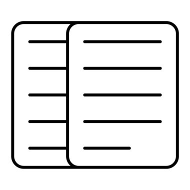 belge simgesi vektör illüstrasyonu