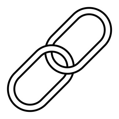 Tek izole edilmiş simge ögesinin vektör illüstrasyonu