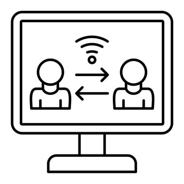 kullanıcı arayüzü simgesi, vektör illüstrasyonu