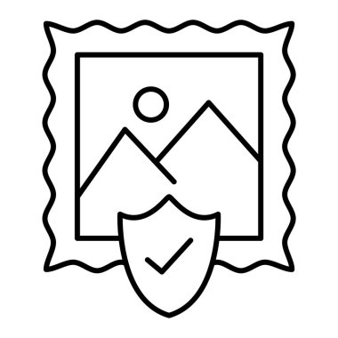 Bir resmin vektör illüstrasyonu