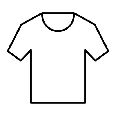 t-shirt simgesi, vektör illüstrasyonu