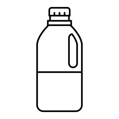 Şişe simgesi. Web için su pompası vektör simgelerinin basit gösterimi