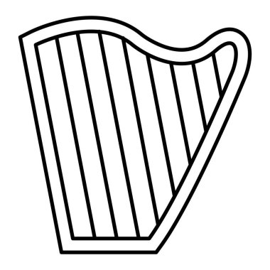 Müzik simgesi vektör illüstrasyonu