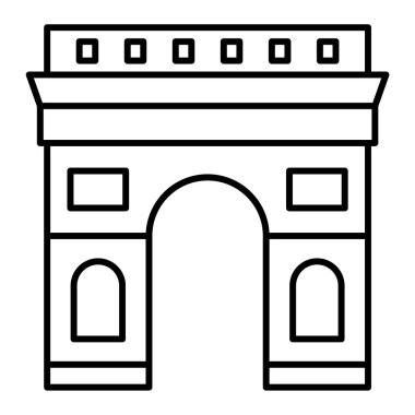 Modern yapı simgesinin vektör illüstrasyonu