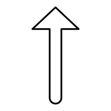 Ok. Web simgesi basit illüstrasyon