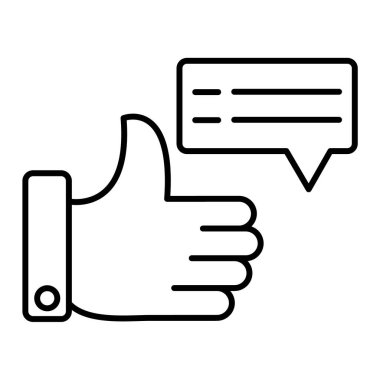 Başparmak yukarı simge vektör illüstrasyon tasarımı el