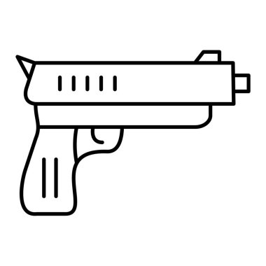 silah simgesi vektör illüstrasyonu