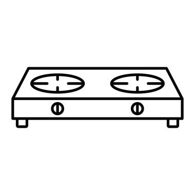 Mutfak ekipmanı simgesi beyaz arka planda. vektör illüstrasyonu