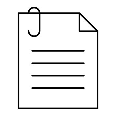 Liste simgesi ve vektör illüstrasyonlu pano