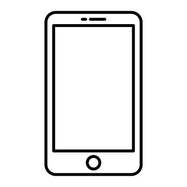 Akıllı telefon aygıtı teknoloji vektör illüstrasyonu