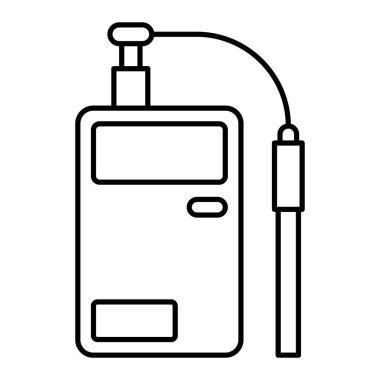 Benzin ikonu. özet çizimi  