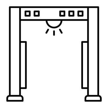Modern siyah simgenin vektör illüstrasyonu