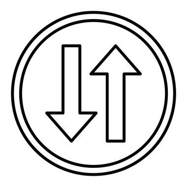 Ok simgesi. Web için ok vektör simgelerinin özet çizimi