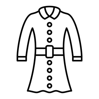 giysi simgesi vektör illüstrasyonu