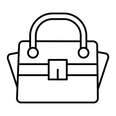 el çantası simgesi vektör illüstrasyonu