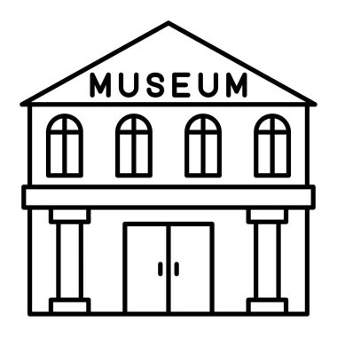 Simge vektör tasarlamak yapı Müzesi