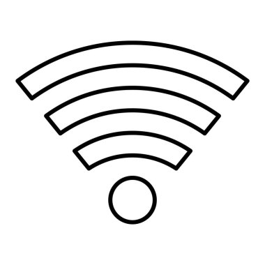 wifi simgesi vektör illüstrasyonu