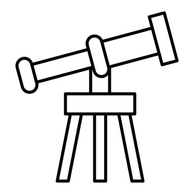 Çekicin bir çizgi simgesinin vektör çizimi