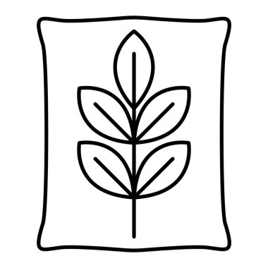 bitki simgesi vektör illüstrasyonu