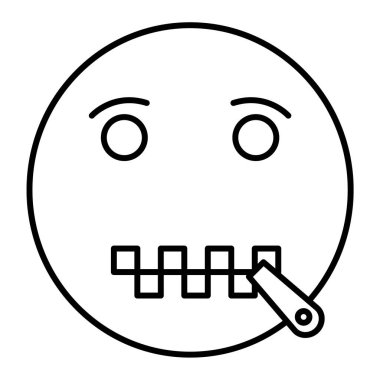 emoji emoticon vektör illüstrasyonunun yüzü