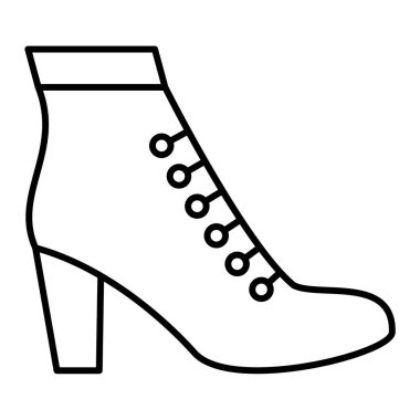 ayakkabı ikonu vektör illüstrasyonu