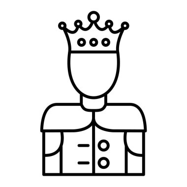 simge vektör çizim Kral