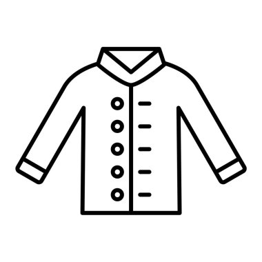 Ceket simge vektör çizim