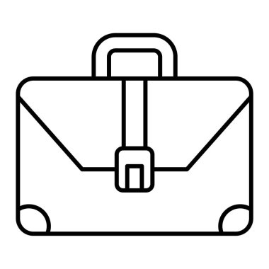 evrak çantası ikonu vektör illüstrasyonu