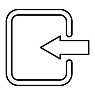 Eğilim biçimi izole edilmiş arkaplanda ok simgesi