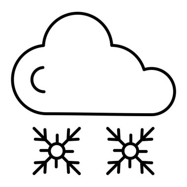 Hava durumu. Web simgesi basit illüstrasyon