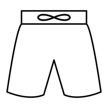 Pantolon. Web simgesi basit illüstrasyon