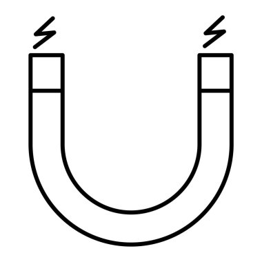 mıknatıs simgesi vektör çizimi