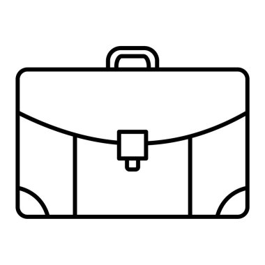 evrak çantası ikonu vektör illüstrasyonu