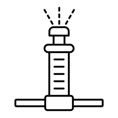 Bırakma vektör simgesi. düz dizayn