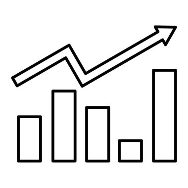 grafik ikonu vektör illüstrasyonu
